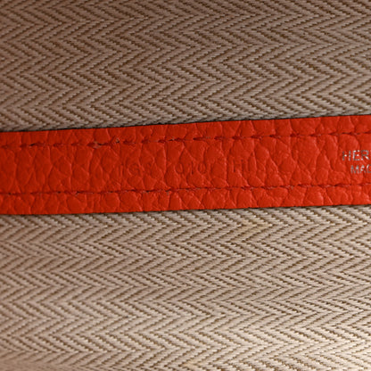 Hermes Negonda Garden Party TPM 30 Orange Poppy 7 of 10