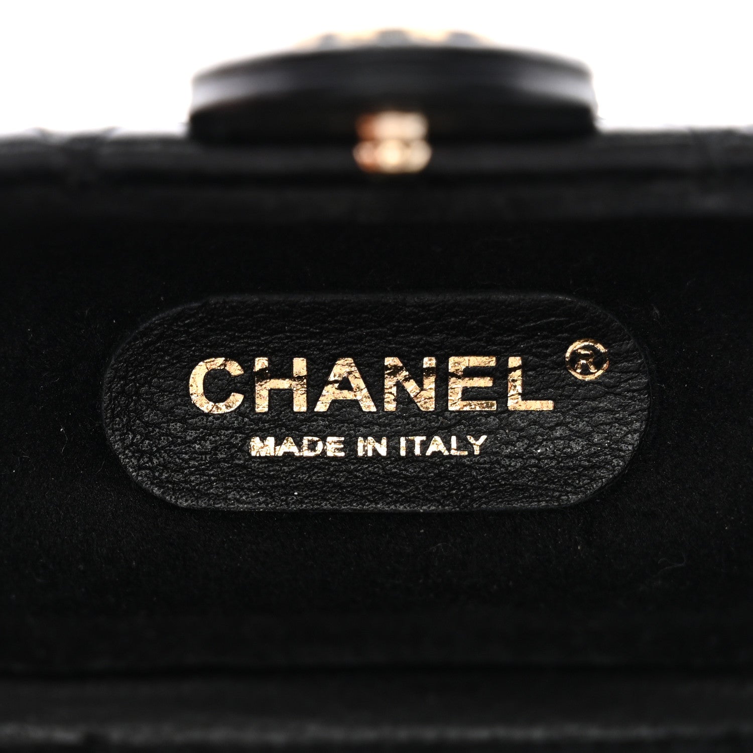 Chanel Lambskin Quilted Airpods Pro Case With Chain Black 1816614