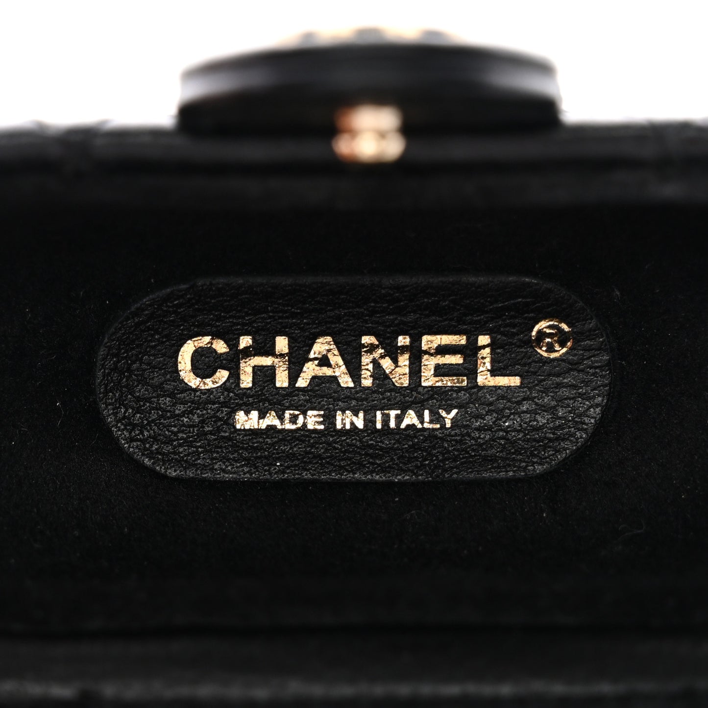 Lambskin Quilted Airpods Pro Case With Chain Black
