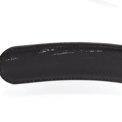 Gucci Calfskin Interlocking G Reversible Belt 90 36 Black Brown 4 of 6