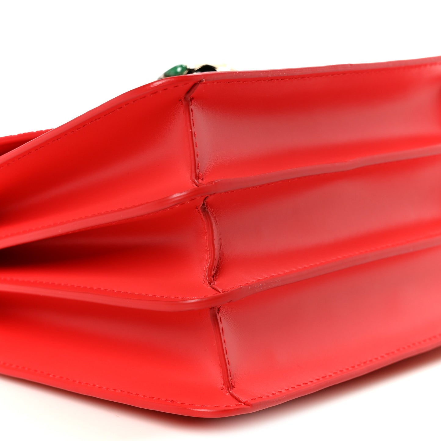 Calfskin Galuchat Serpenti Forever Crossbody Red