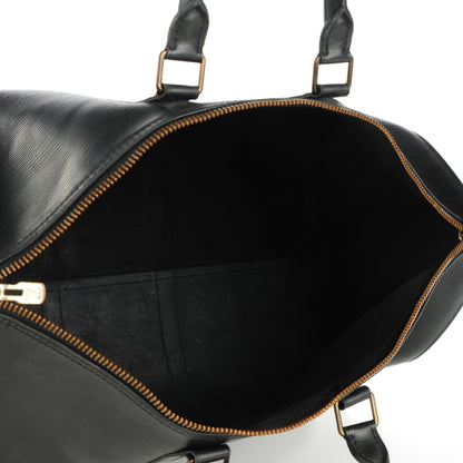 Louis Vuitton Epi Keepall 45 Black 6 of 8