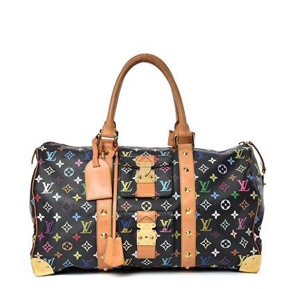 Louis Vuitton Monogram Multicolor Keepall 45 Black 1 of 27