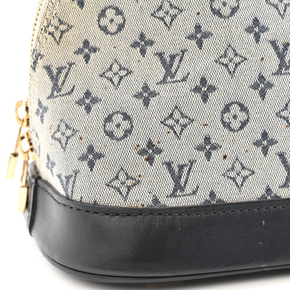 Louis Vuitton Mini Monogram Alma Long Blue 12 of 16