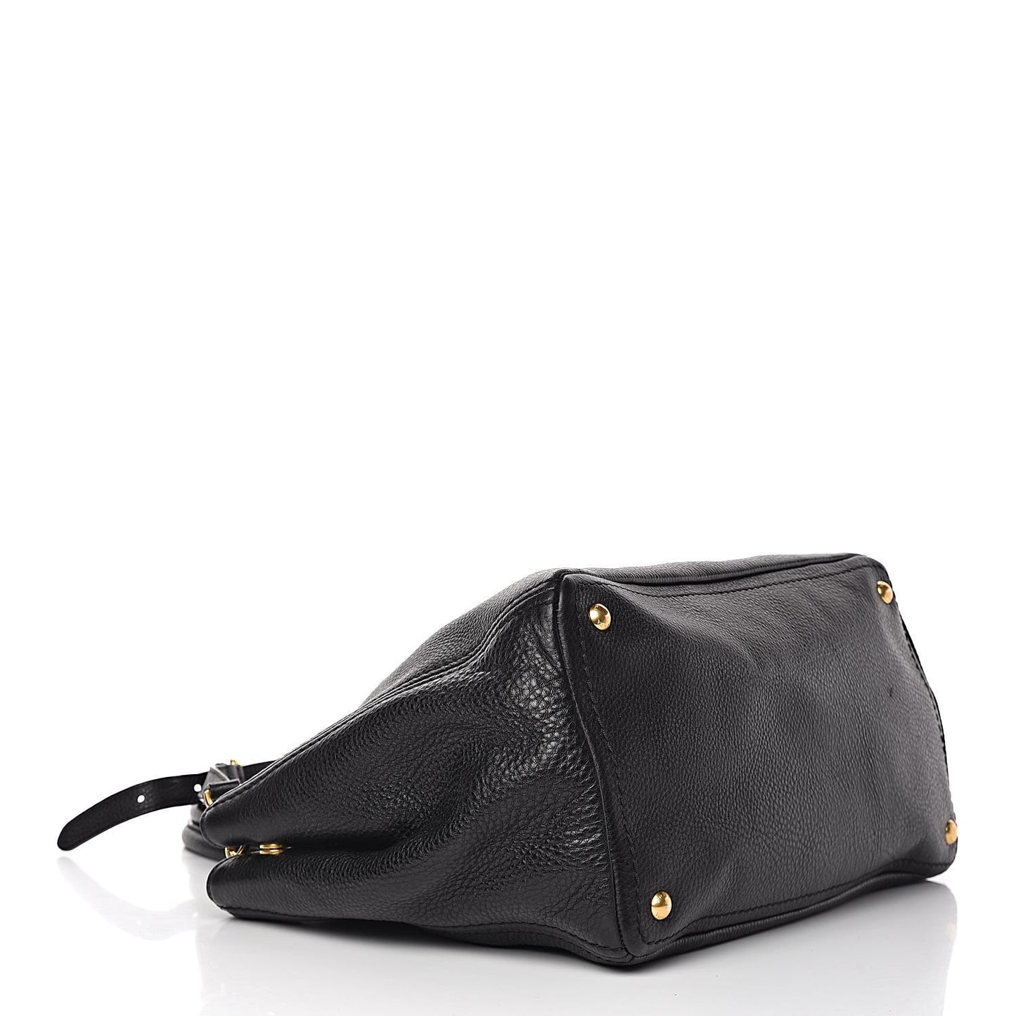Vitello Daino Tote Black