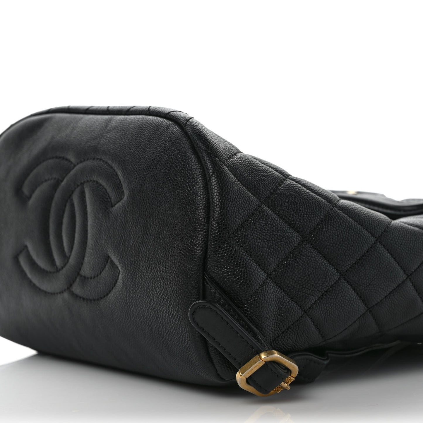 Caviar Quilted Filigree Backpack Black