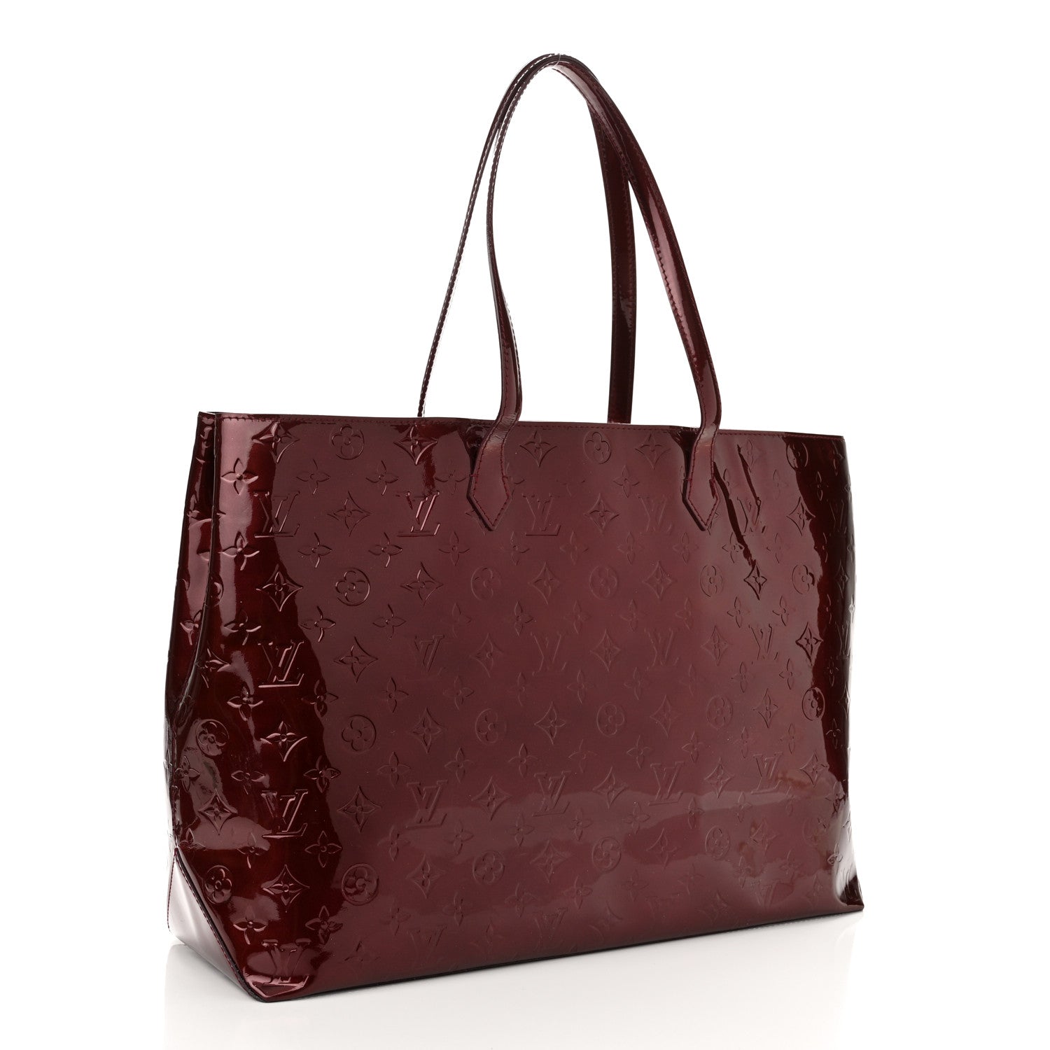 Louis Vuitton Vernis Wilshire GM Rouge Fauviste 2 of 8