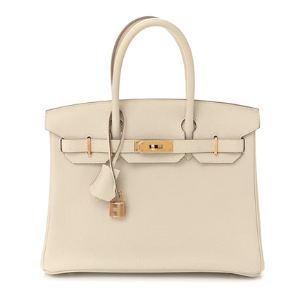 Hermes Togo Birkin 30 Craie 1 of 12