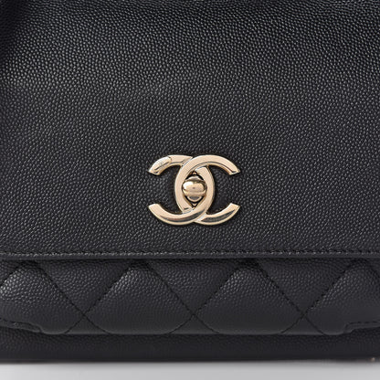 Chanel Caviar Quilted Small Business Affinity Flap Black 10 of 12