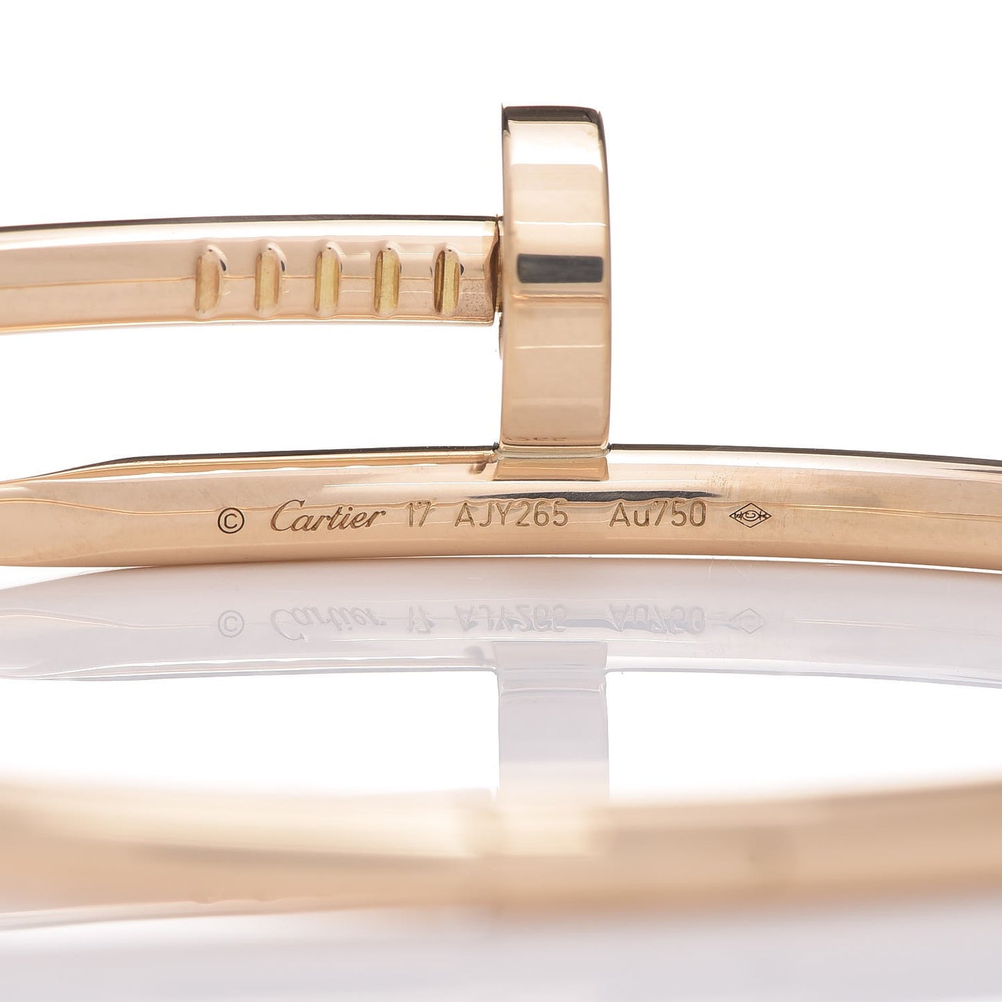 18K Yellow Gold Juste Un Clou Bracelet 17