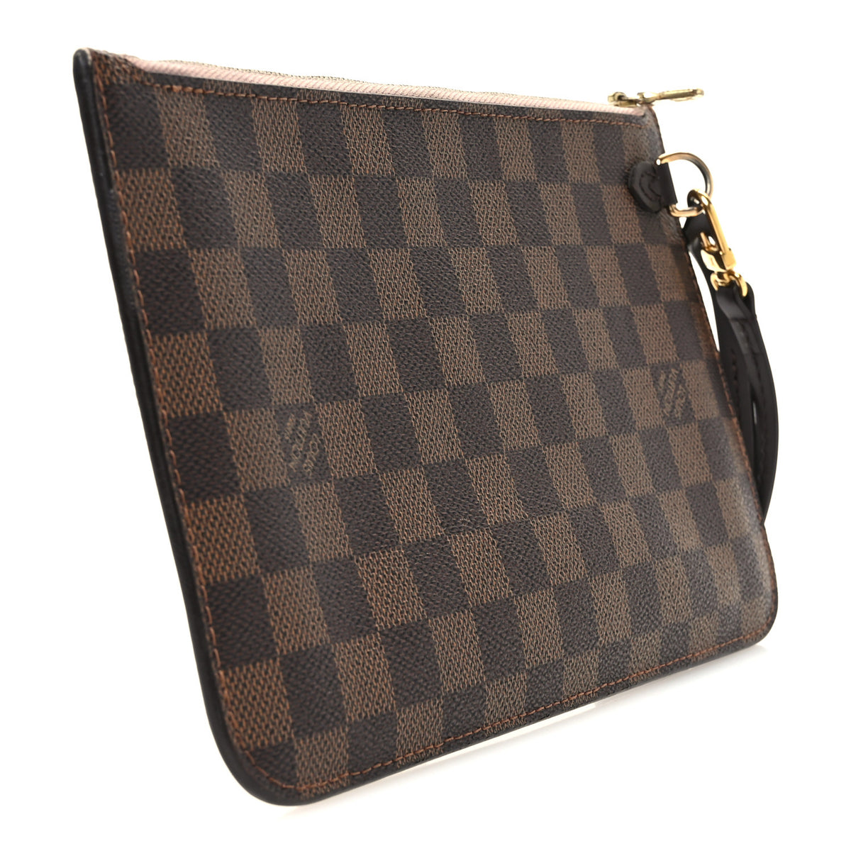 Louis Vuitton Damier Ebene Neverfull MM GM Pochette Rose Ballerine 3 of 8