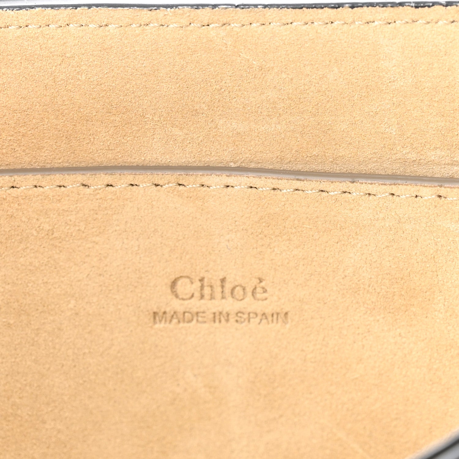 Chloe Suede Calfskin Small Faye Shoulder Bag Black 5 of 10