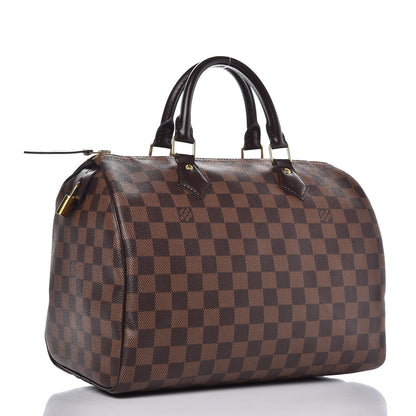 Louis Vuitton Damier Ebene Speedy 30 3 of 8