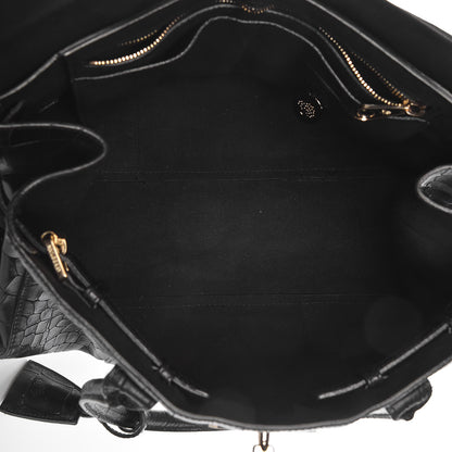 Mulberry Calfskin Crocodile Embossed Bayswater Black 6 of 11