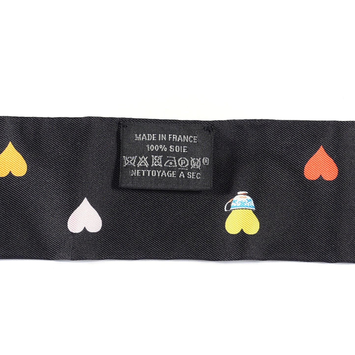 Silk Tea Time Twilly Black Rouge Multicolor