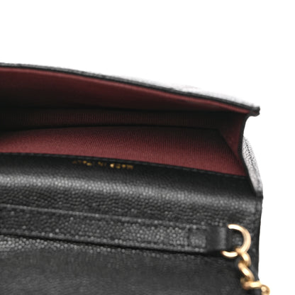 Chanel Caviar Quilted Mini Chain Bag Black 5 of 12