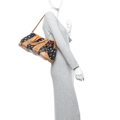 Louis Vuitton Monogram Multicolor Courtney MM Black 2 of 15