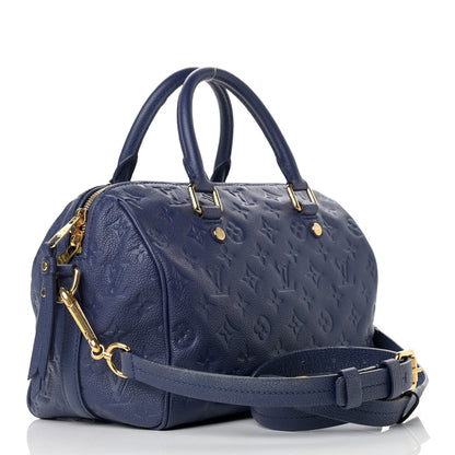 Louis Vuitton Empreinte Speedy Bandouliere 25 Celeste 3 of 22