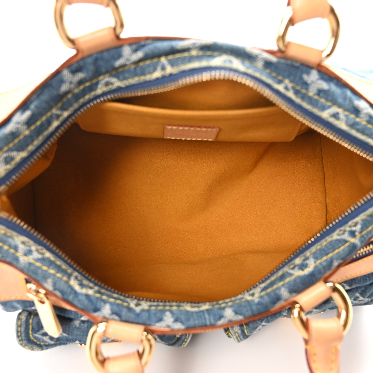 Louis Vuitton Monogram Denim Neo Speedy Blue 6 of 10