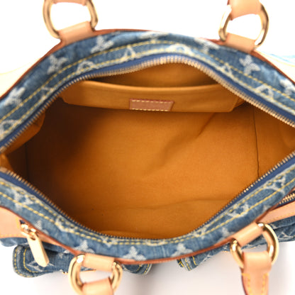 Louis Vuitton Monogram Denim Neo Speedy Blue 6 of 10