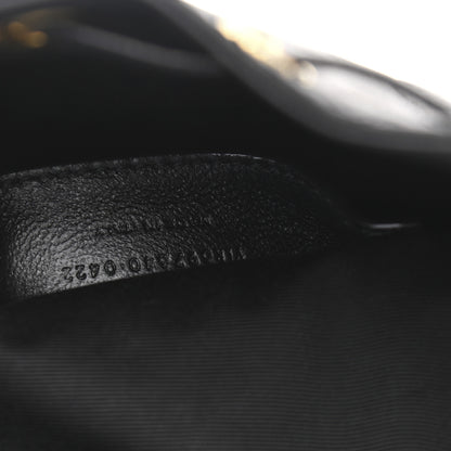 Saint Laurent Lambskin Quilted Small Emmanuelle Bucket Bag Black 7 of 11