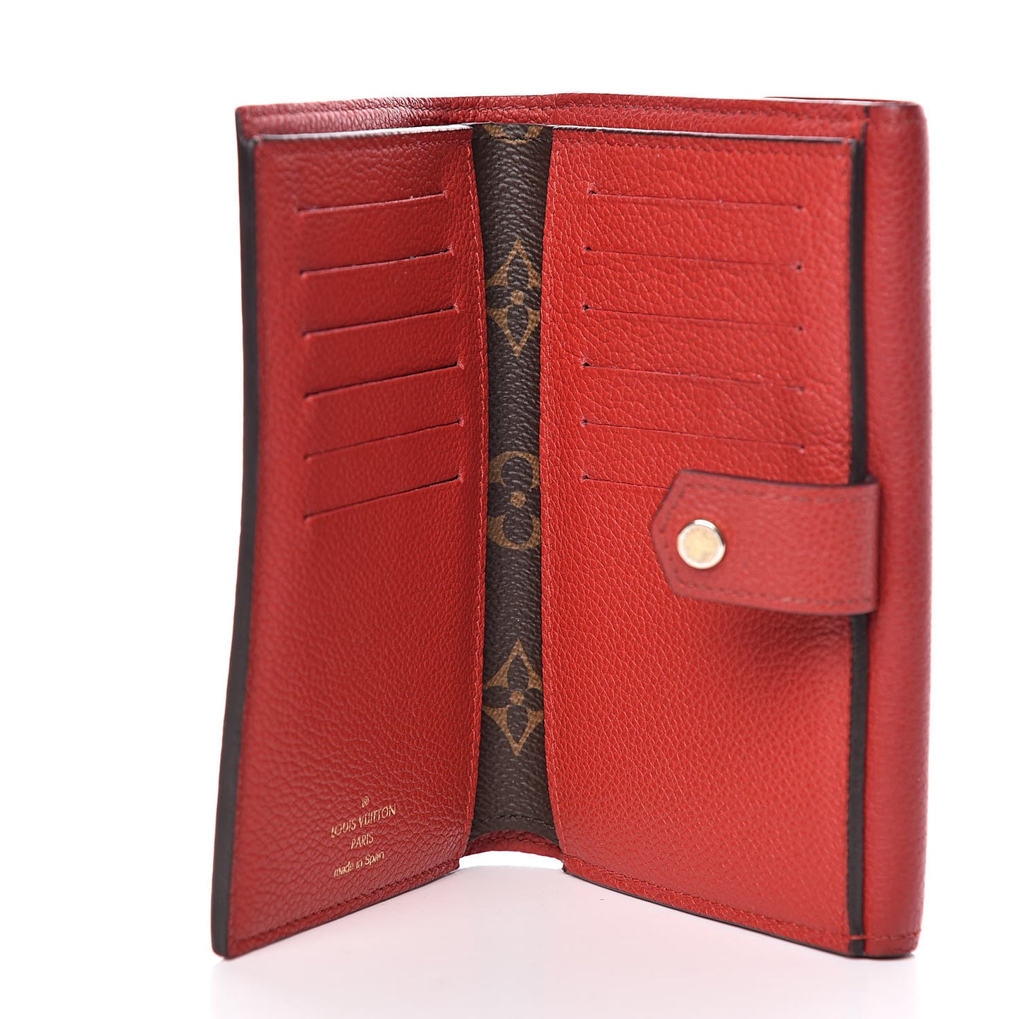 Monogram Pallas Compact Wallet Cherry
