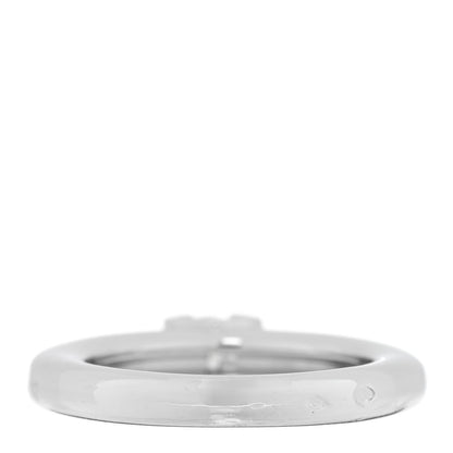 Cartier 18K White Gold Diamond .30ct C De Cartier Solitaire Ring 49 5 3 of 4