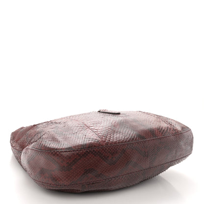 Gucci Snakeskin Large Jackie Shoulder Bag Red 5 of 15
