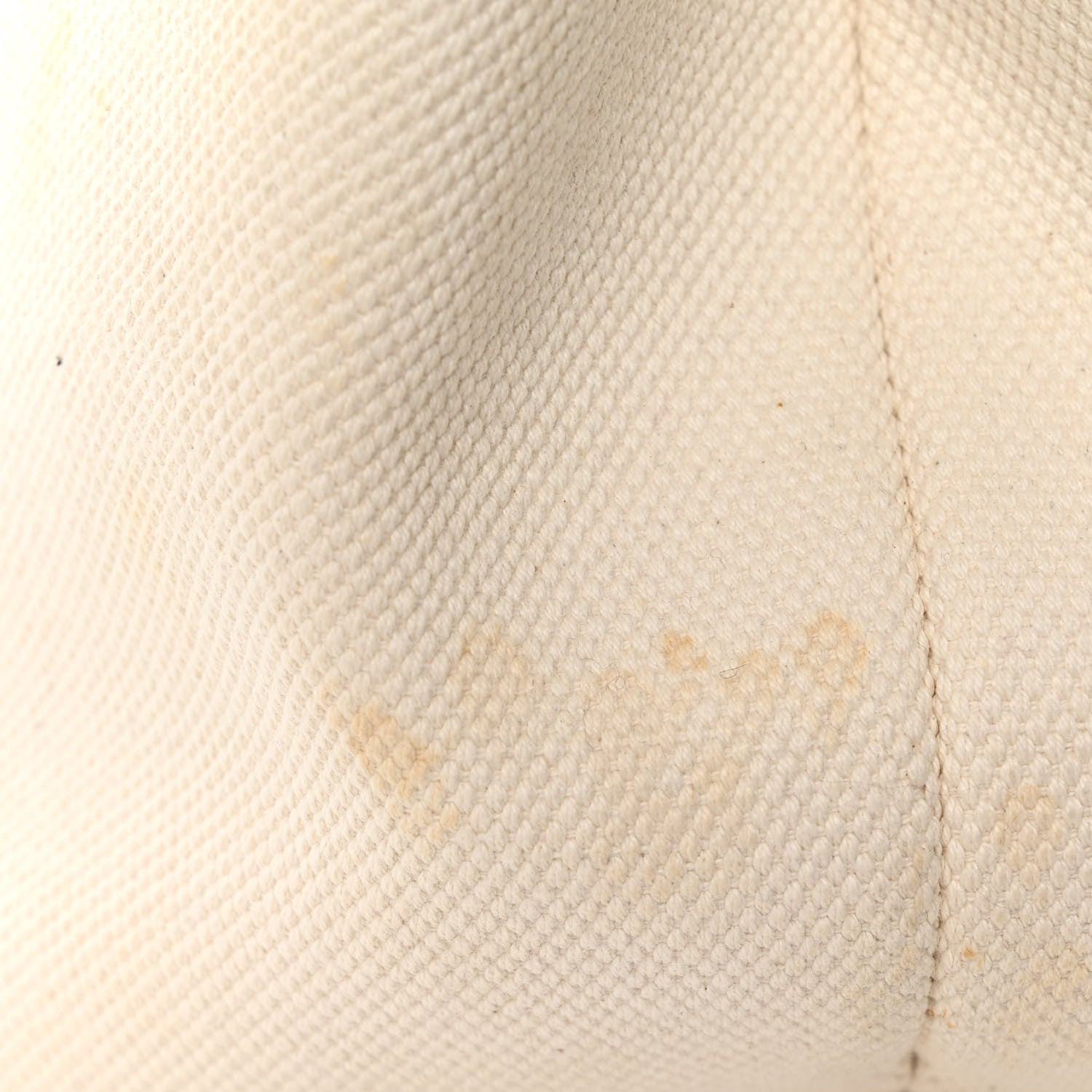 Celine Canvas Calfskin Logo Print Small Horizontal Cabas Natural Tan 11 of 12