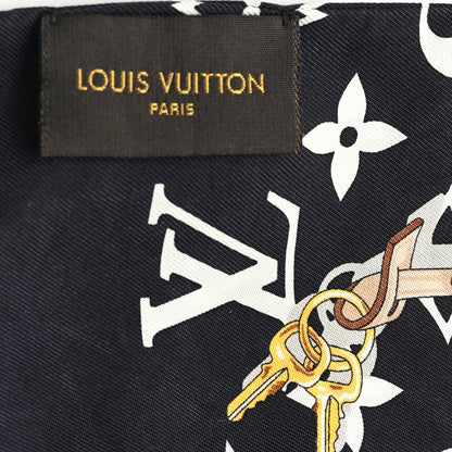 Louis Vuitton Silk Monogram Confidential Bandeau Black 3 of 3