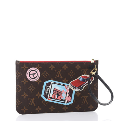 Louis Vuitton Monogram World Tour Neverfull MM GM Pochette 3 of 7