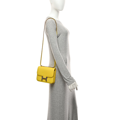 Hermes Chevre Mysore Constance 18 Jaune De Naples 2 of 12