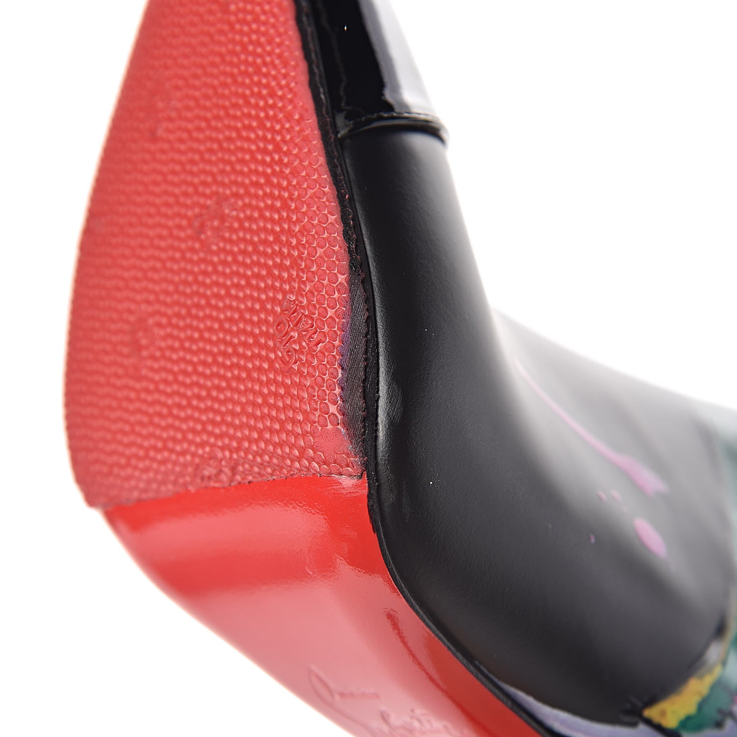 Christian Louboutin Calfskin In Love 100 Booties 36.5 Black 9 of 9