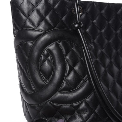 Chanel Calfskin Quilted Large Cambon Tote Black 15 of 16