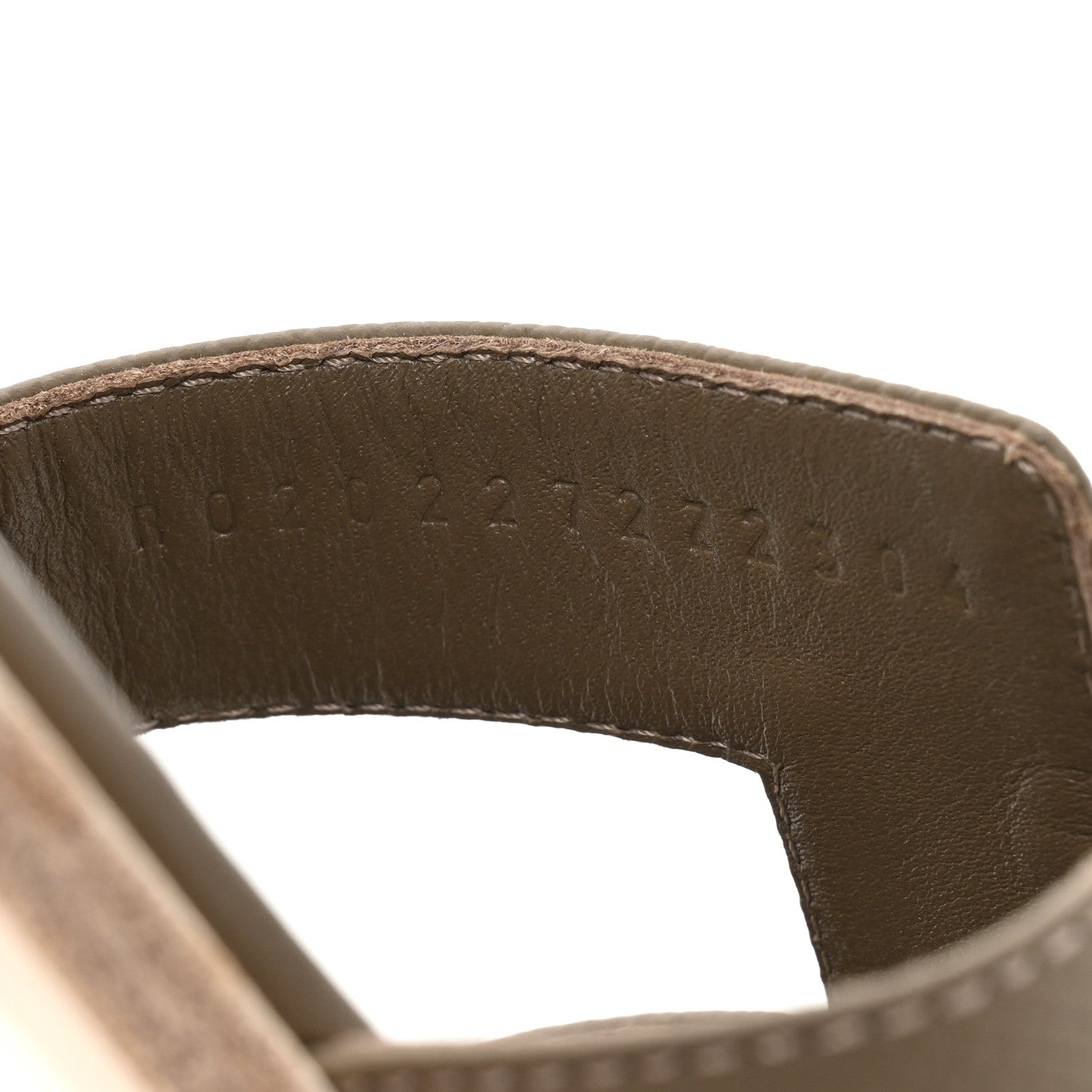 Hermes Epsom Oran Sandals 39 Etoupe 8 of 11