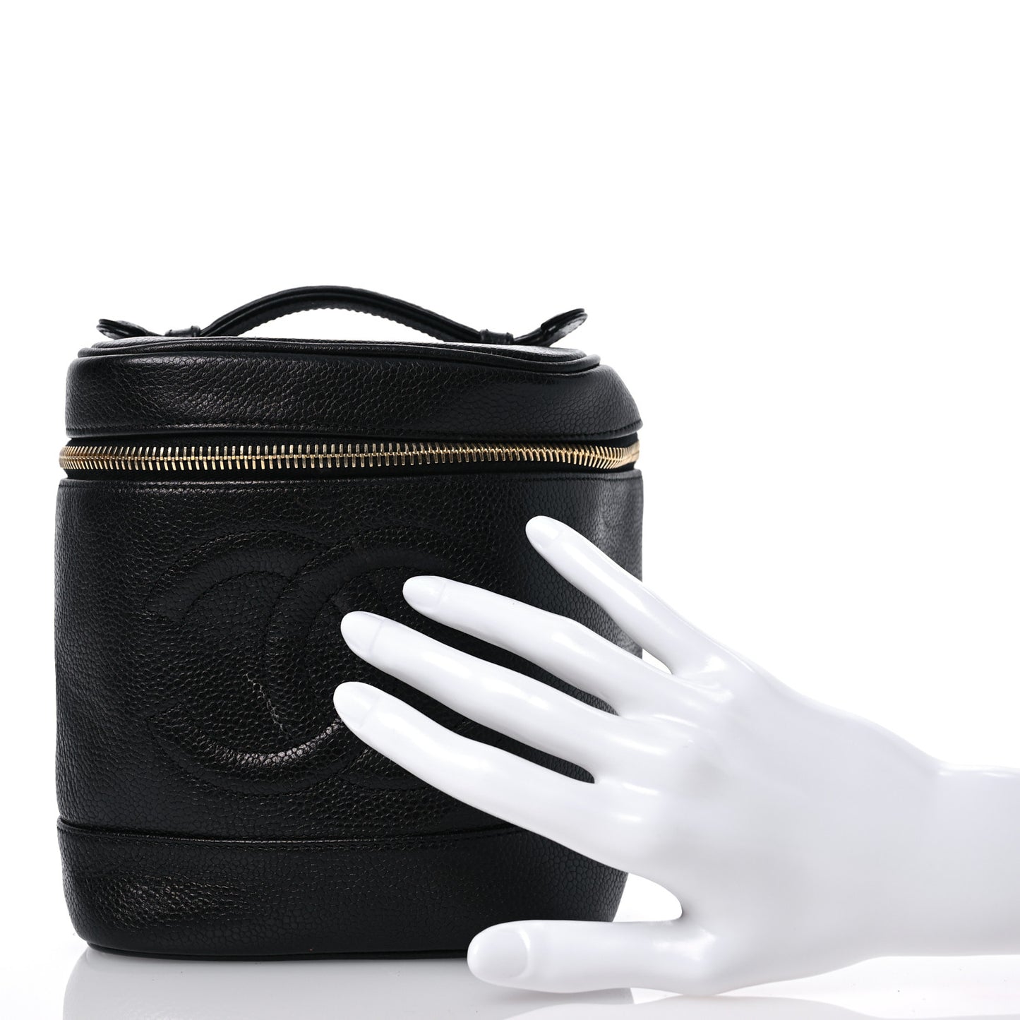 Caviar Cosmetic Vanity Bag Black