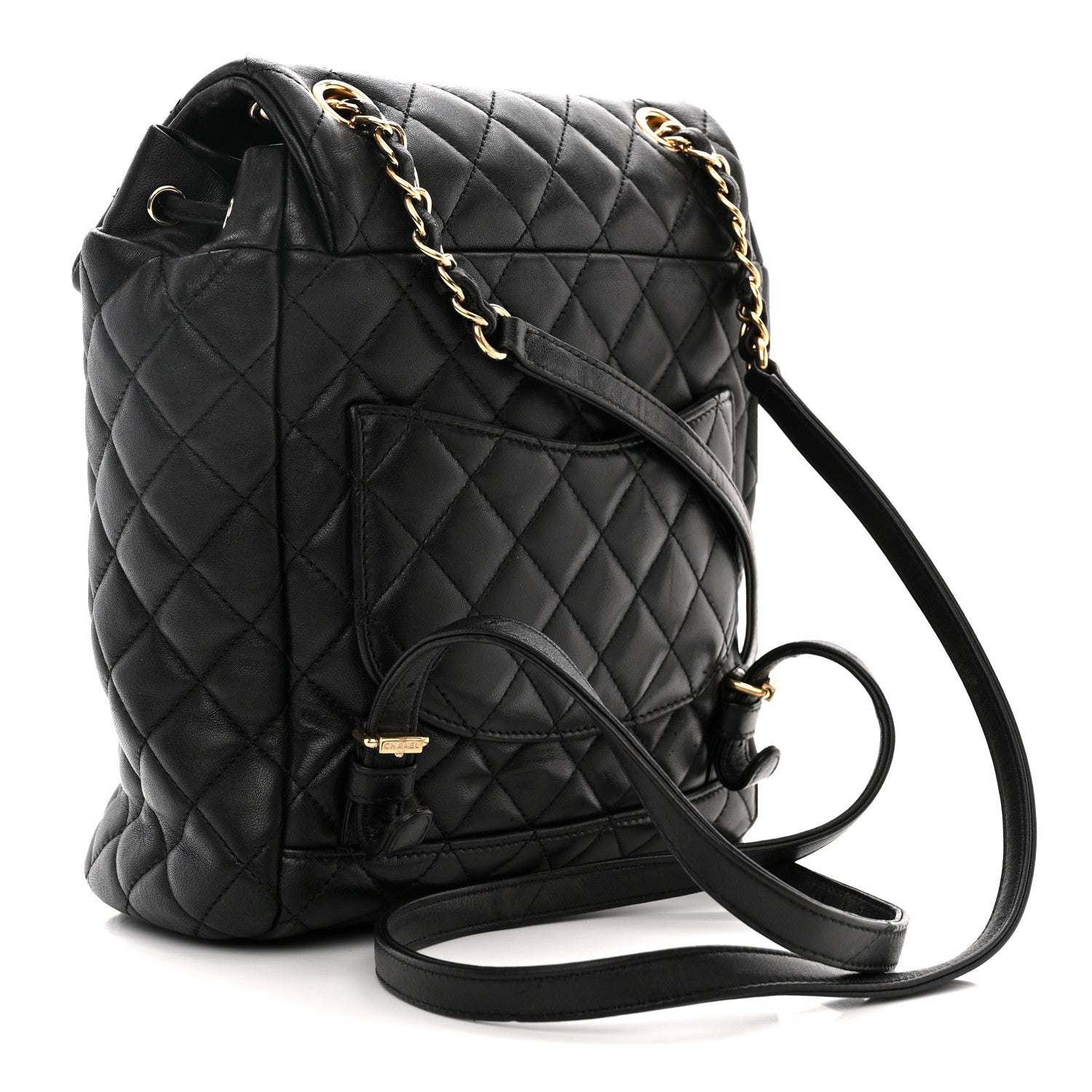 Chanel Lambskin Quilted Small Urban Spirit Backpack Black 3 of 10