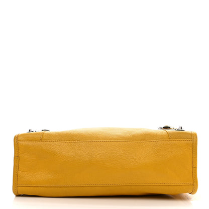 Balenciaga Chevre Silver Metallic Edge Hardware S City Jaune Epi 13 of 13