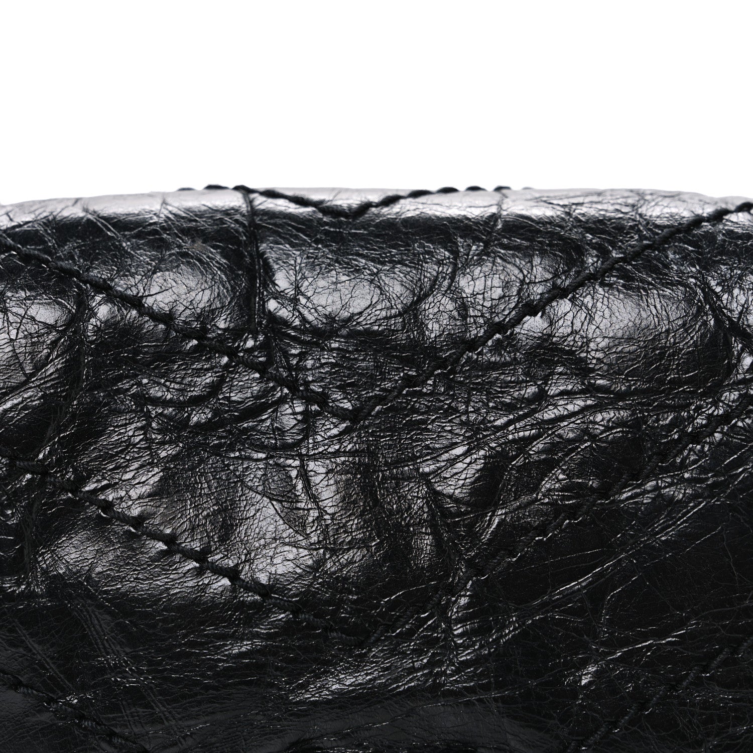 Saint Laurent Crinkled Calfskin Matelasse Monogram Niki Chain Wallet Black 8 of 10