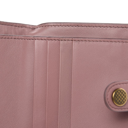 Bottega Veneta Nappa Intrecciato French Wallet Deco Rose 8 of 9