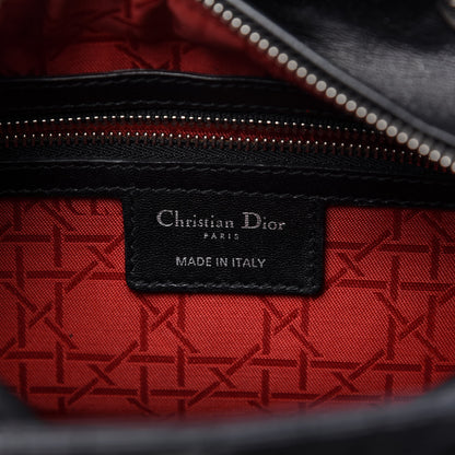 Christian Dior Lambskin Cannage Medium Lady Dior Black 8 of 10