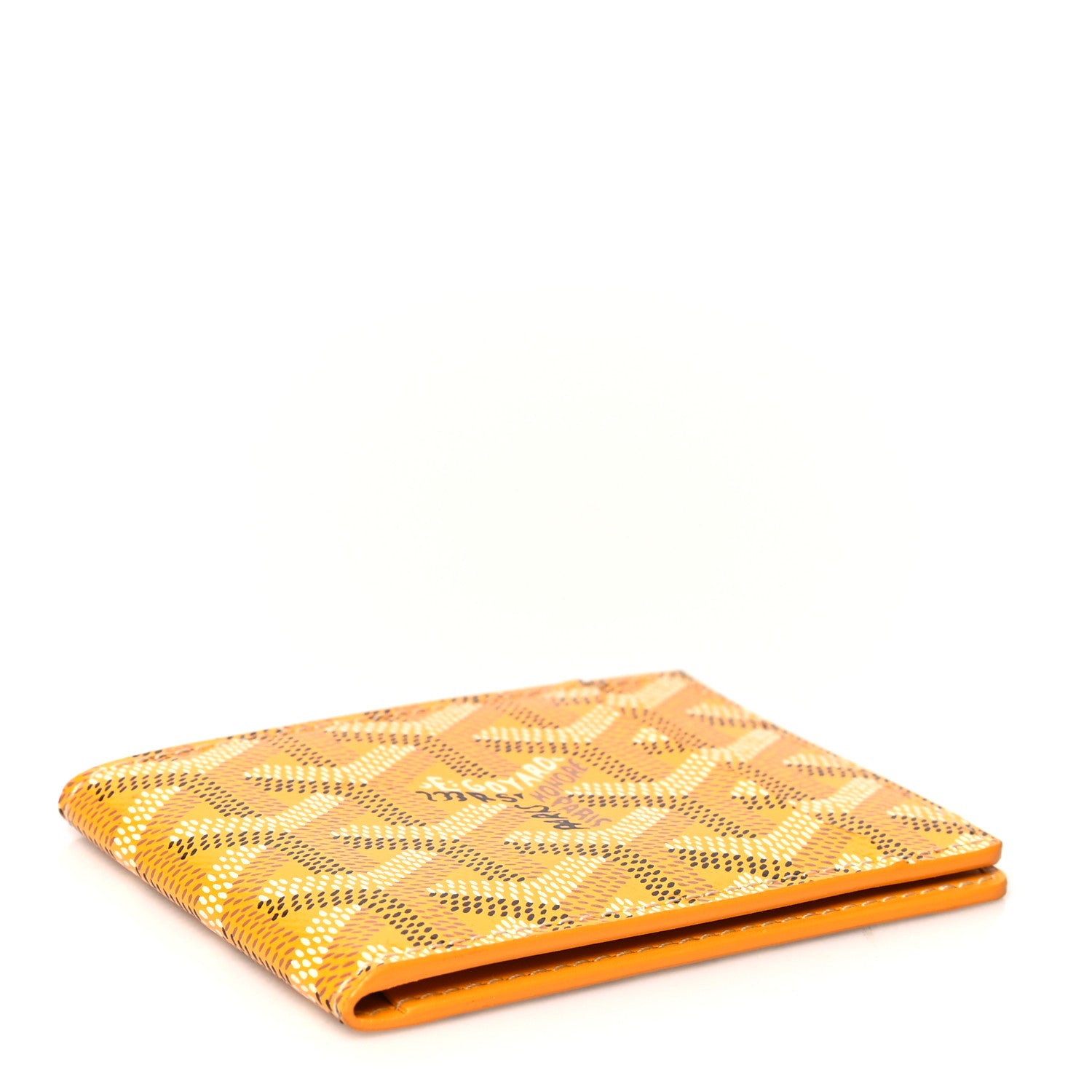 Goyard Goyardine Multi Slot Bi-Fold Wallet Yellow 4 of 8