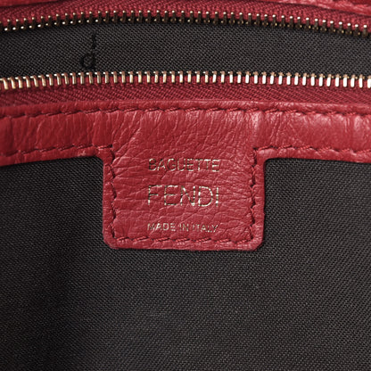 Fendi Nappa FF 1974 Embossed Baguette Fragola 7 of 10
