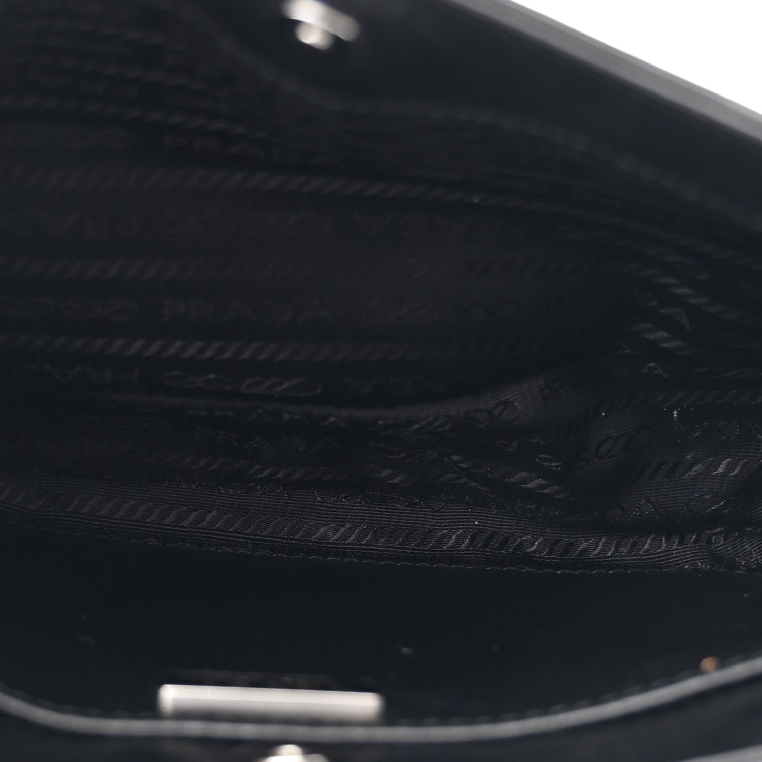 Prada Spazzolato Cleo Shoulder Bag Black 5 of 10