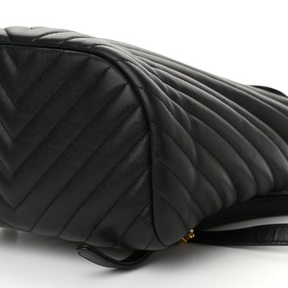Chanel Calfskin Chevron Quilted Small Urban Spirit Backpack Black 10 of 10