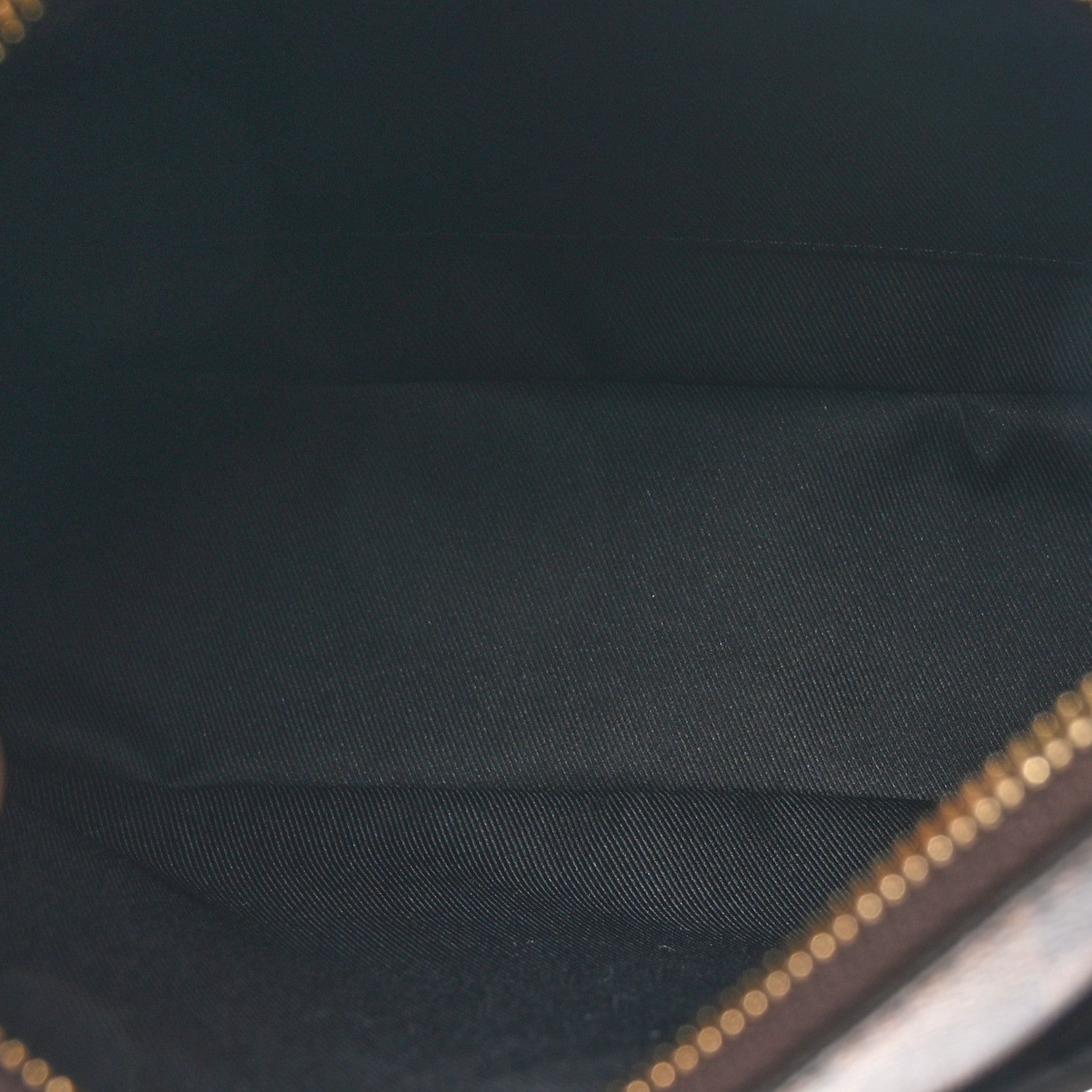 Louis Vuitton Damier Ebene Odeon PM Black 5 of 9