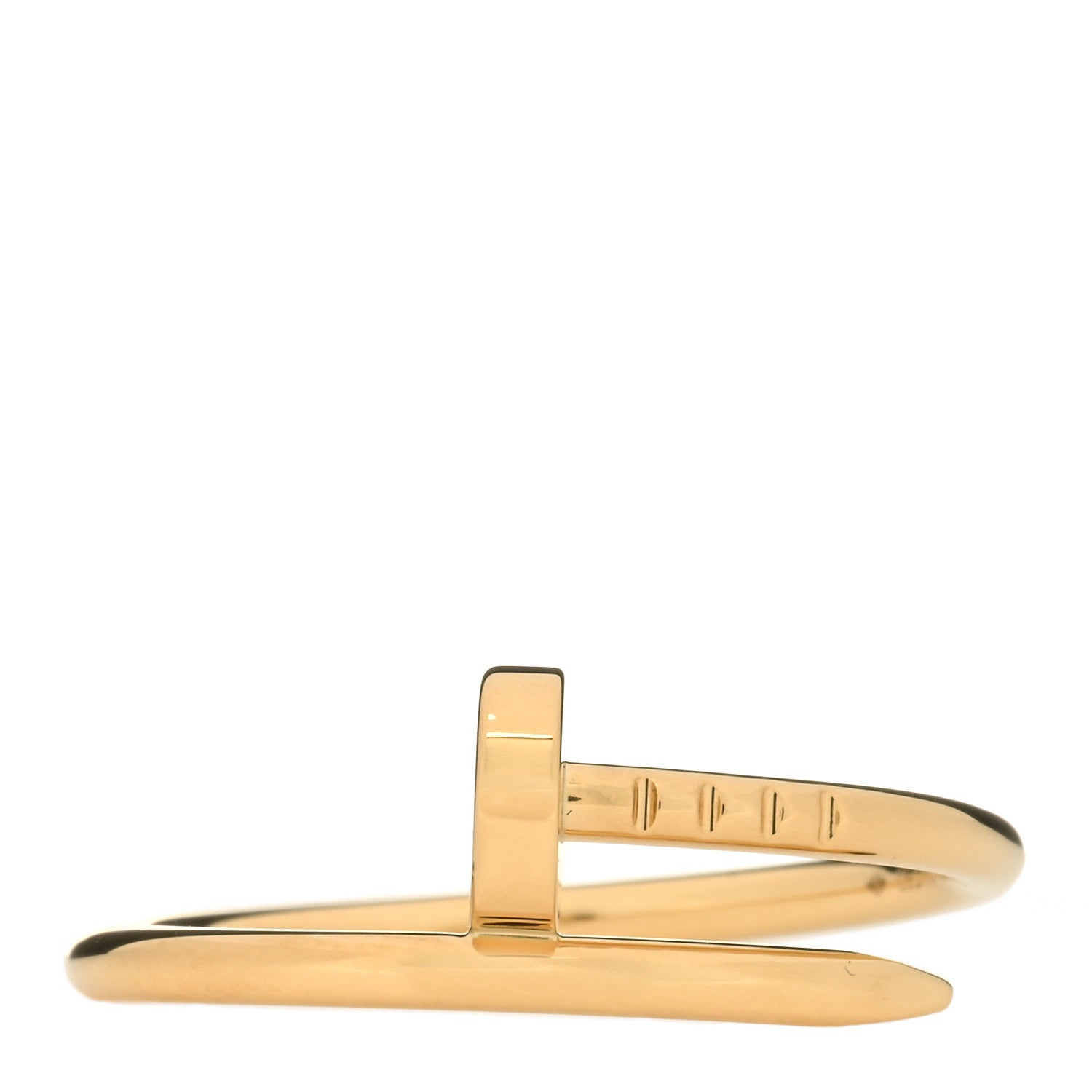 Cartier 18K Yellow Gold Small Juste Un Clou Ring 55 7.25 1 of 4