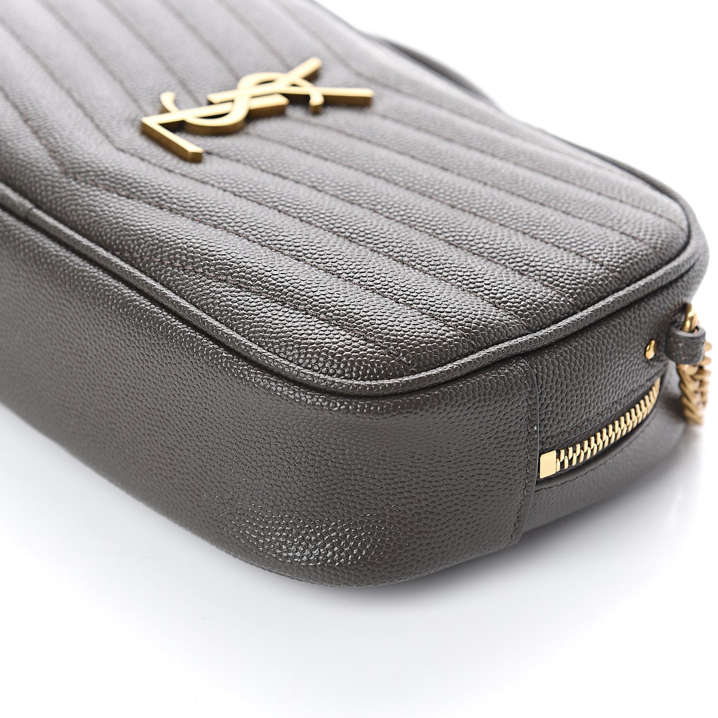 Grain De Poudre Matelasse Monogram Mini Lou Camera Bag Dark Smog