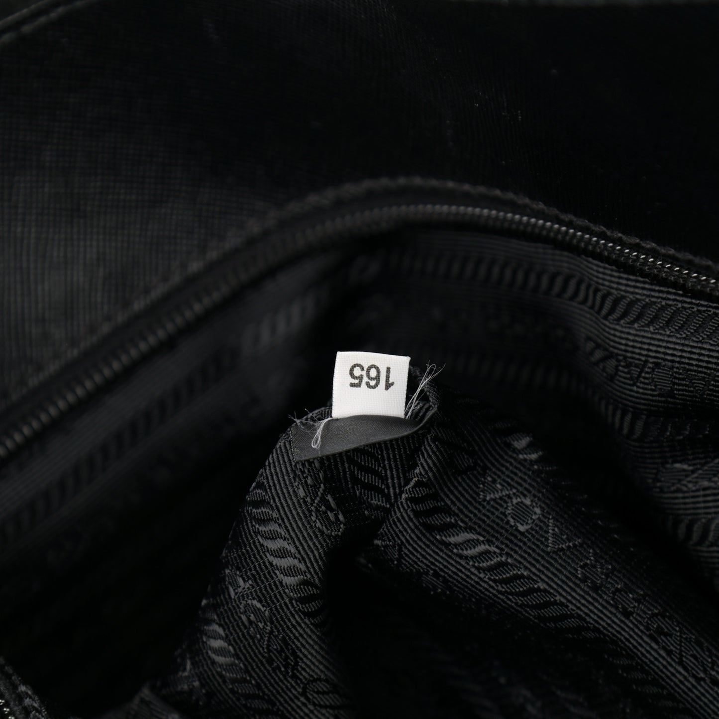 Nylon Saffiano Front Pocket Tote Black