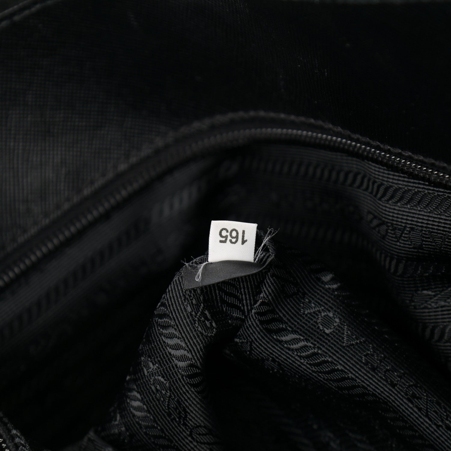 Prada Nylon Saffiano Front Pocket Tote Black 8 of 14